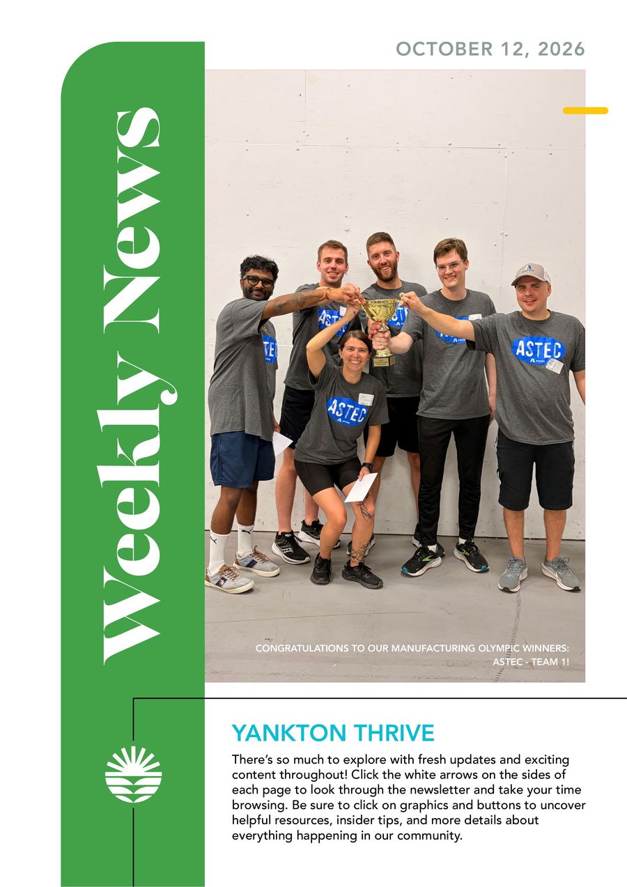 Newsletter_October 12, 2026 by Yankton Thrive - Flipsnack