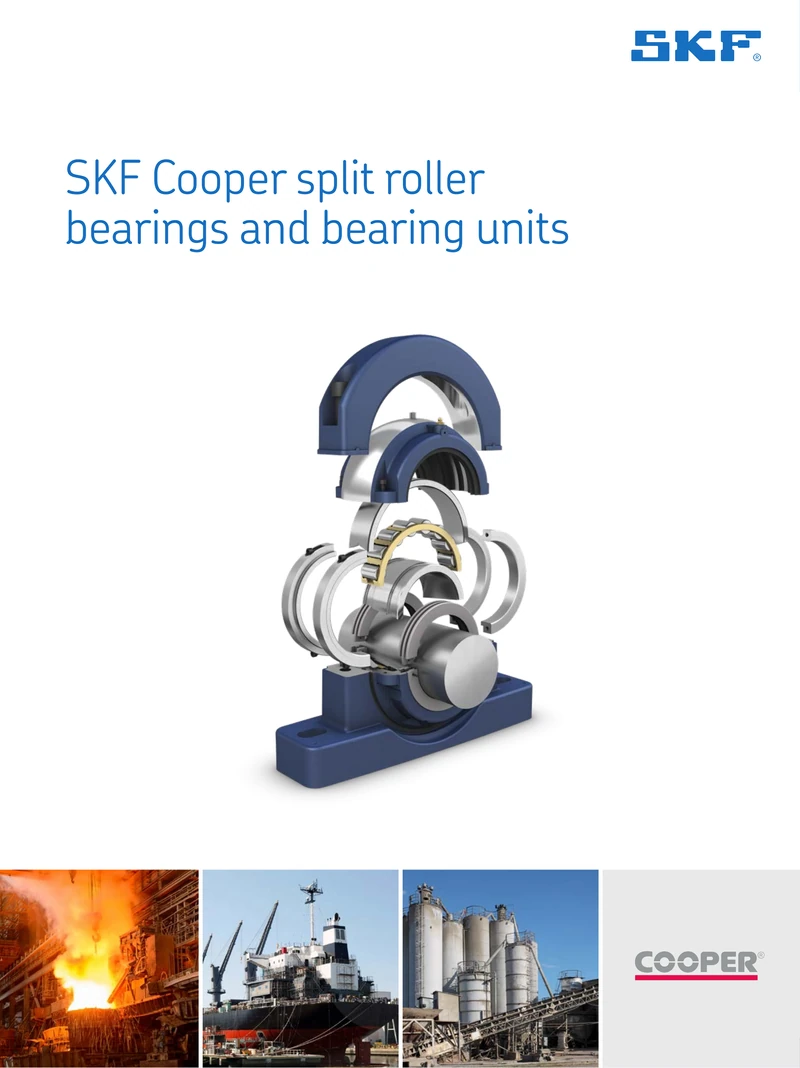SKF Cooper Split Roller Bearings and Bearing Units