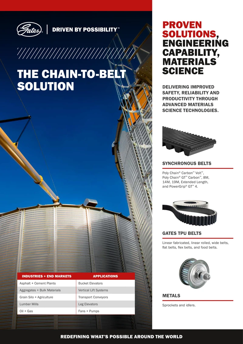 Gates Belts Brochure - Heavy Duty Drive Transmission Belts
