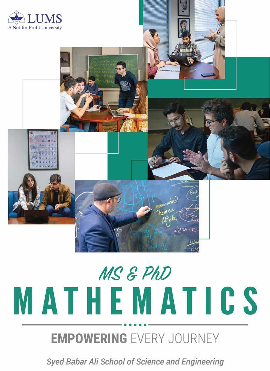 MS & PHD Mathematics by LUMS - Flipsnack