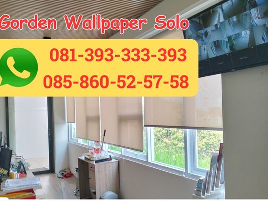 Toko Jual Gorden Kantor Roller Blinds Awet Modern Salatiga
