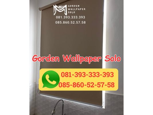 Toko Jual Gorden Jendela Roller Blinds Sunblock Minimalis Sragen