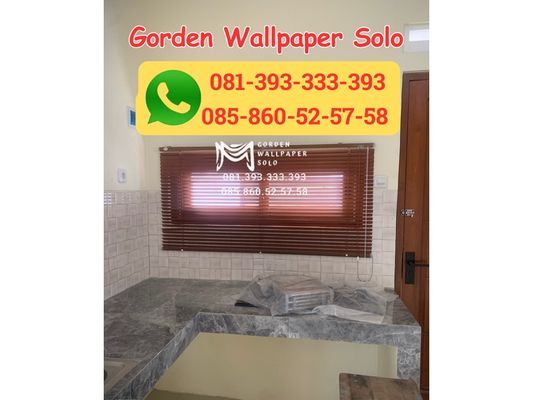 Jual Tirai Jendela Dapur Waterproof Minimalis Solo Surakarta