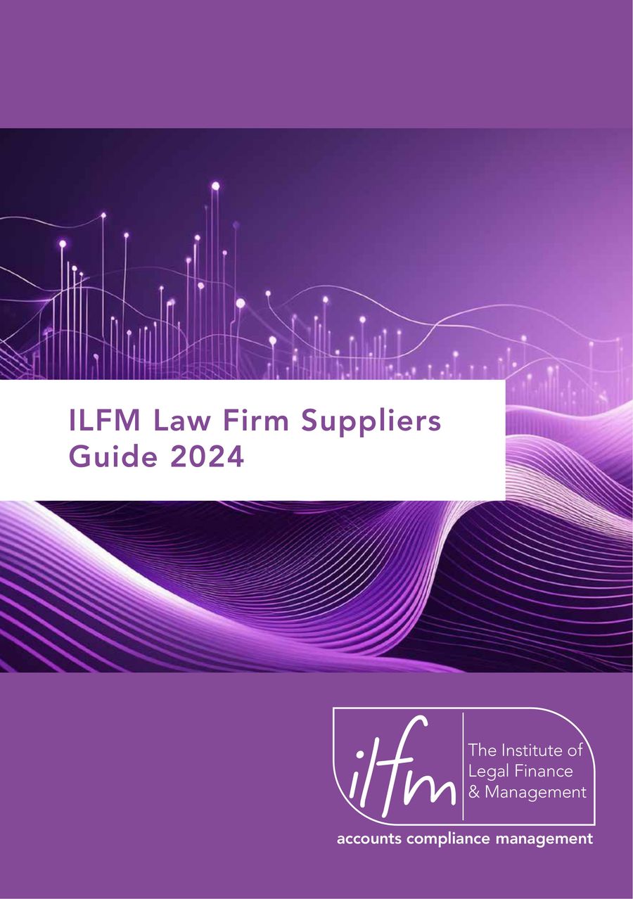 ILFM Law Firm Suppliers Guide 2024 by The Institute of Legal Finance ...