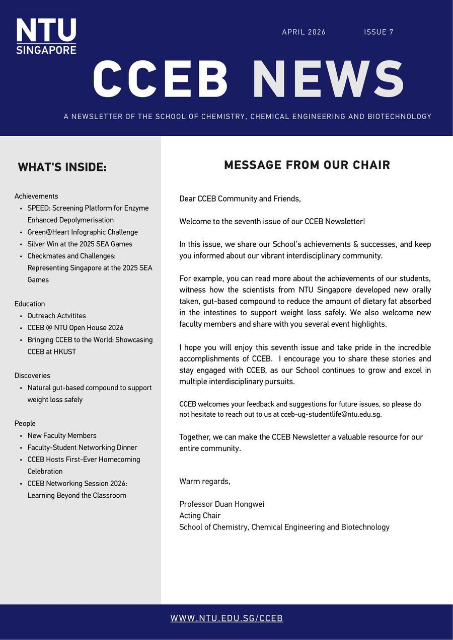 CCEB Newsletter Issue 7 by NTU