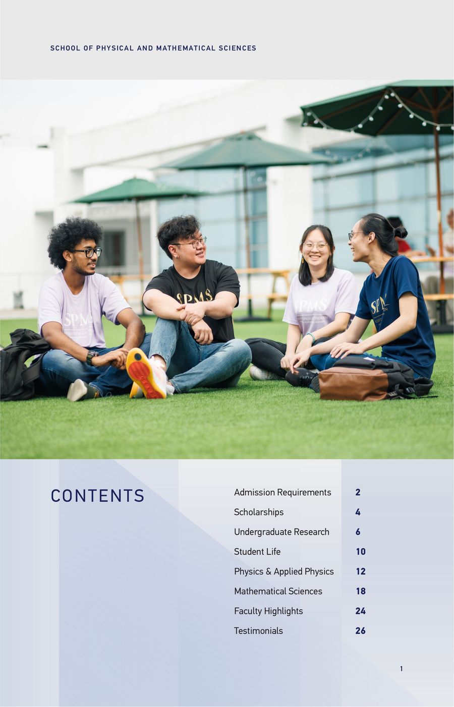 SPMS Undergraduate Brochure 2026 by NTU