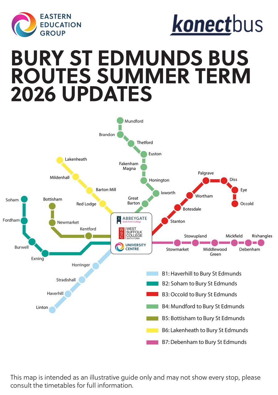 Bury Bus Routes Summer 2026 By Eastern Flipsnack