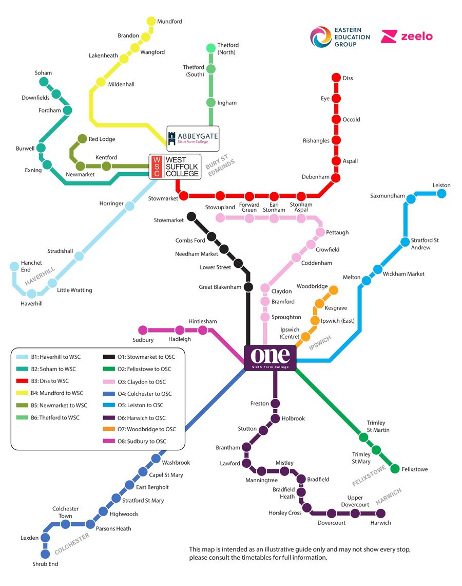 EEG Routes Map 24-25 - Zeelo by Eastern... - Flipsnack