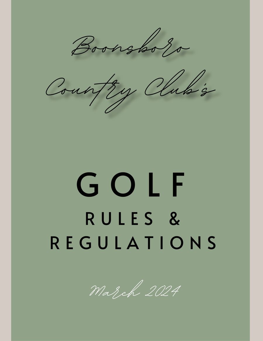 Golf Rules and Regulations- March 2024 by Anna Velez - Flipsnack