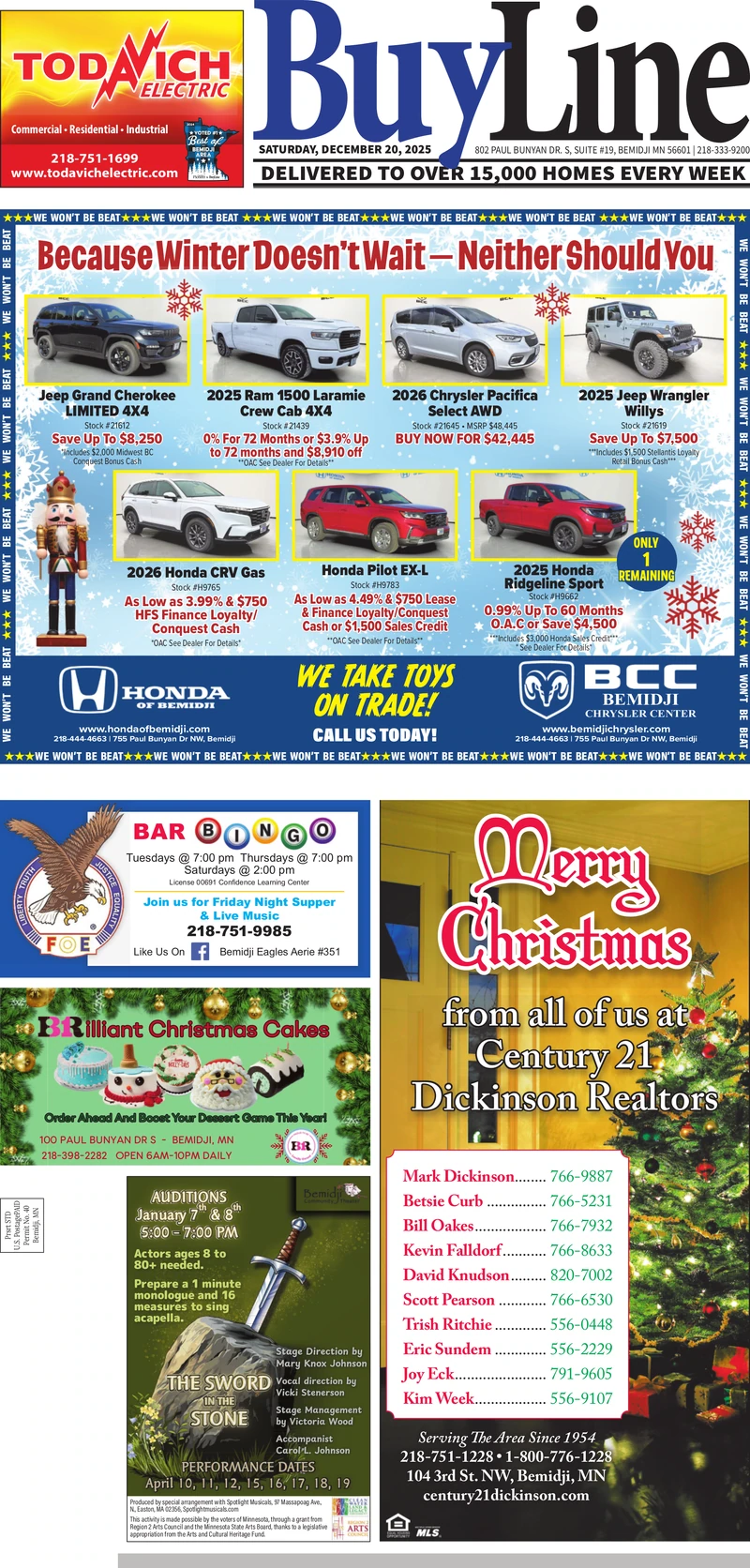 Bemidji Buyline - December 20, 2025