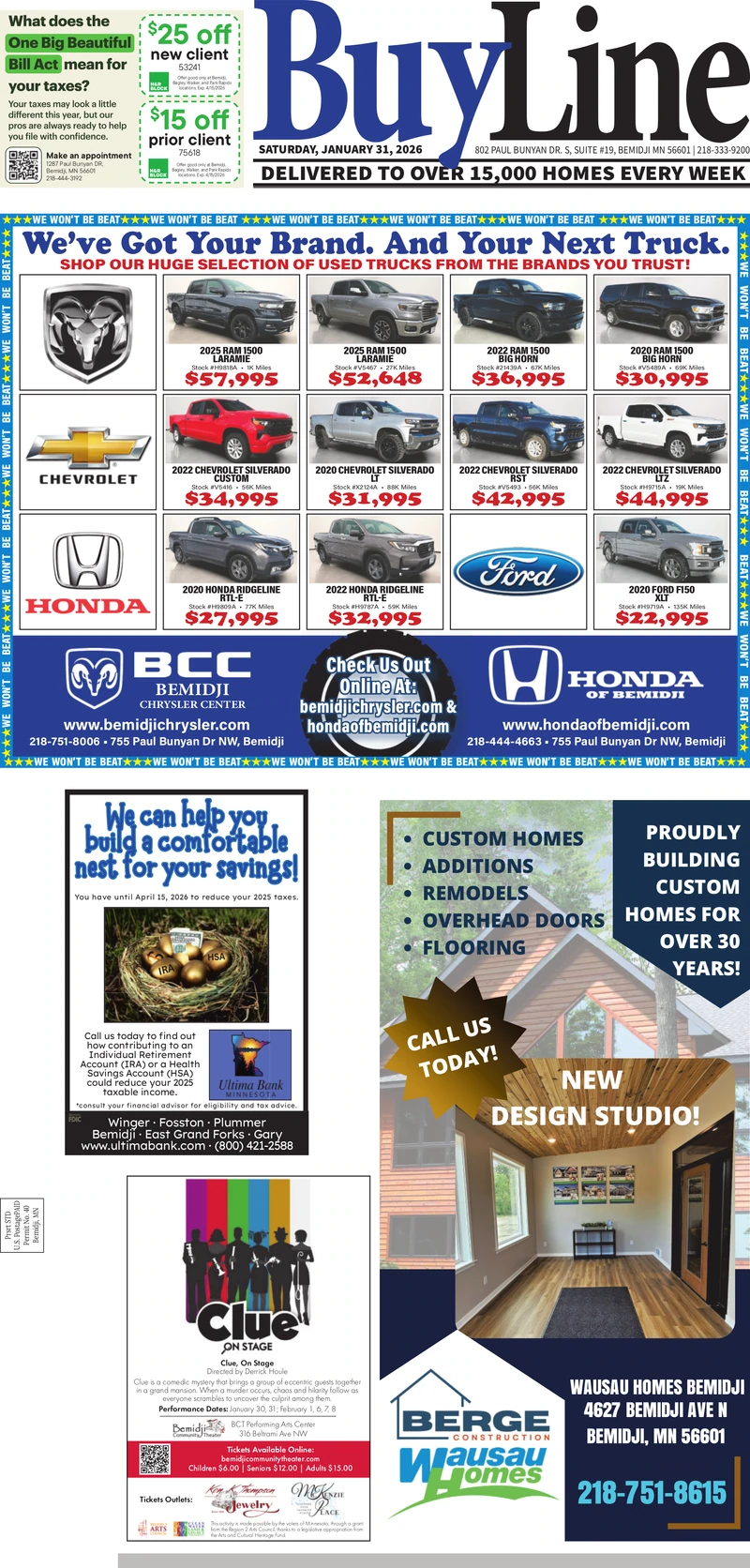Bemidji Buyline - January 31, 2026