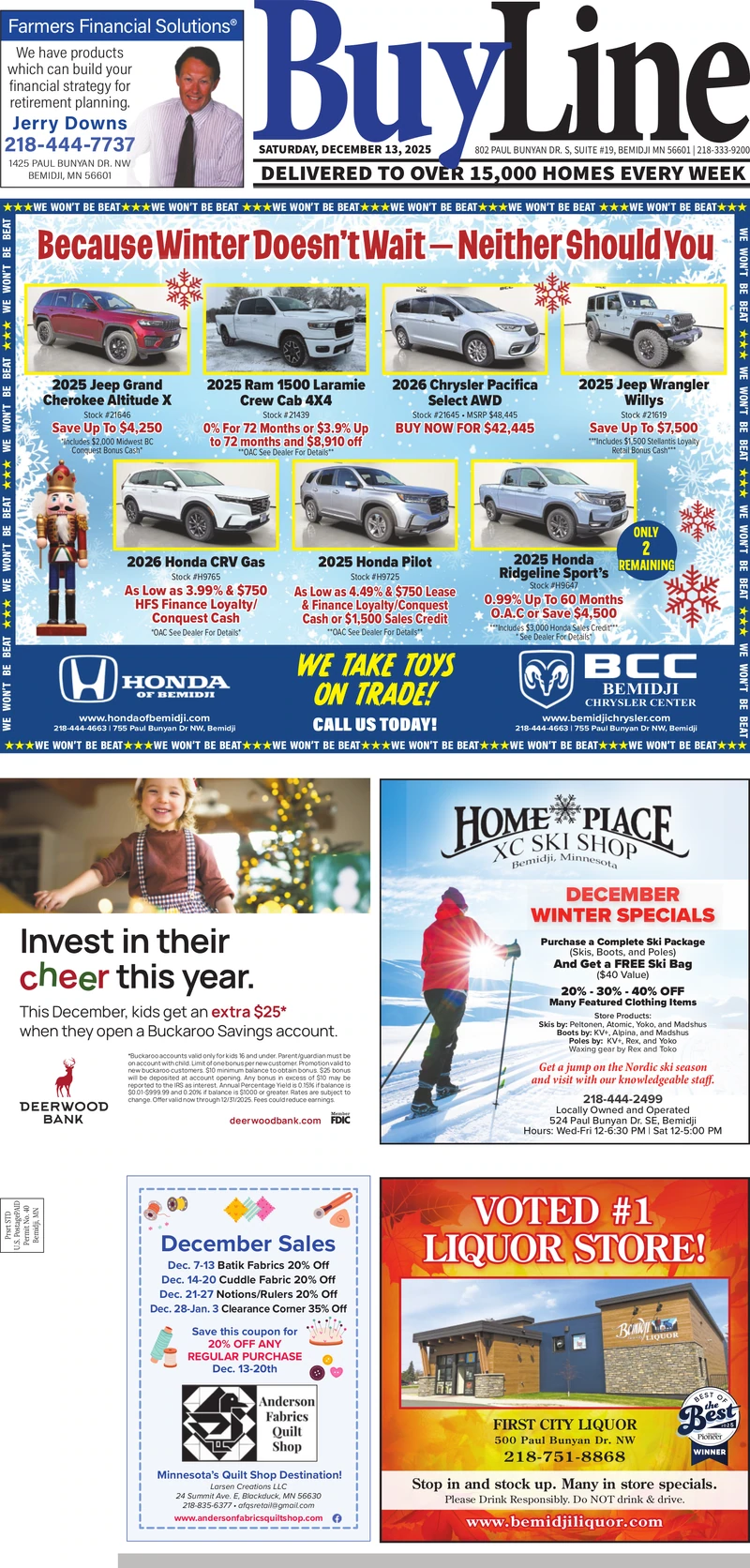 Bemidji Buyline - December 13, 2025