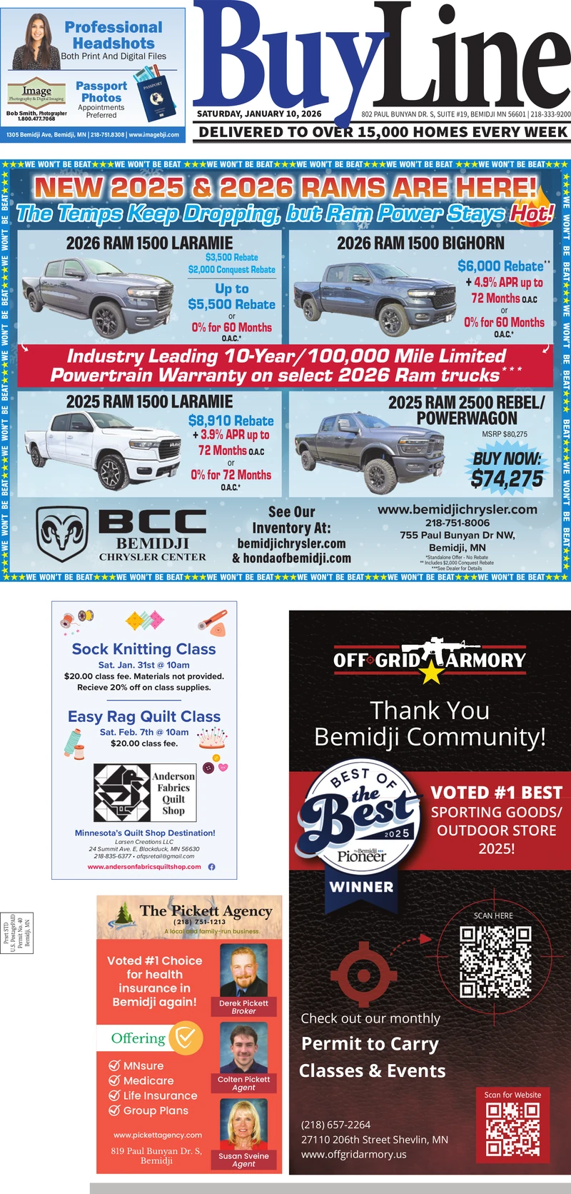 Bemidji Buyline - January 10, 2026