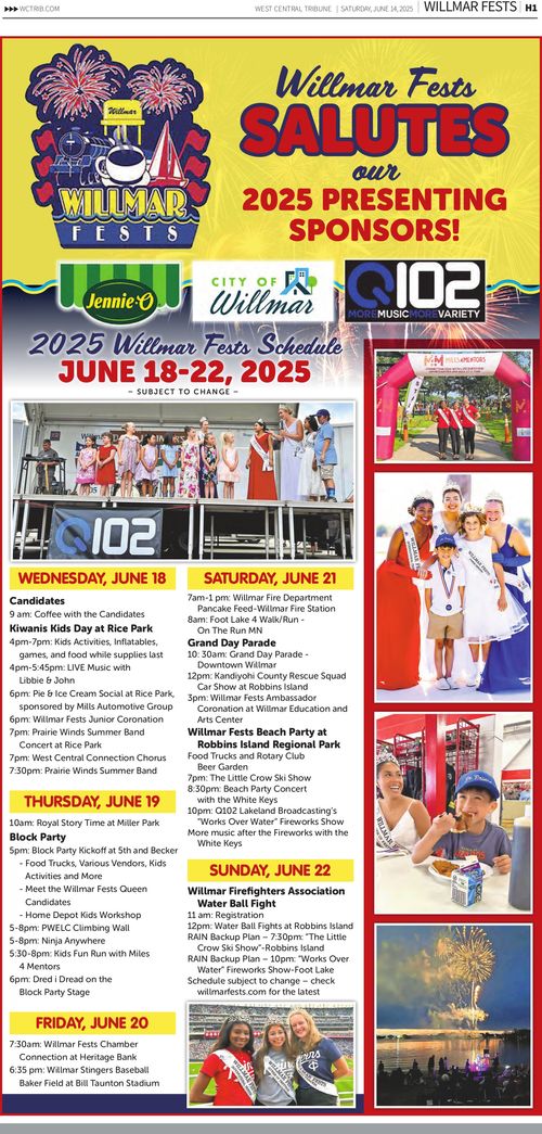 Willmar Fests - 2025