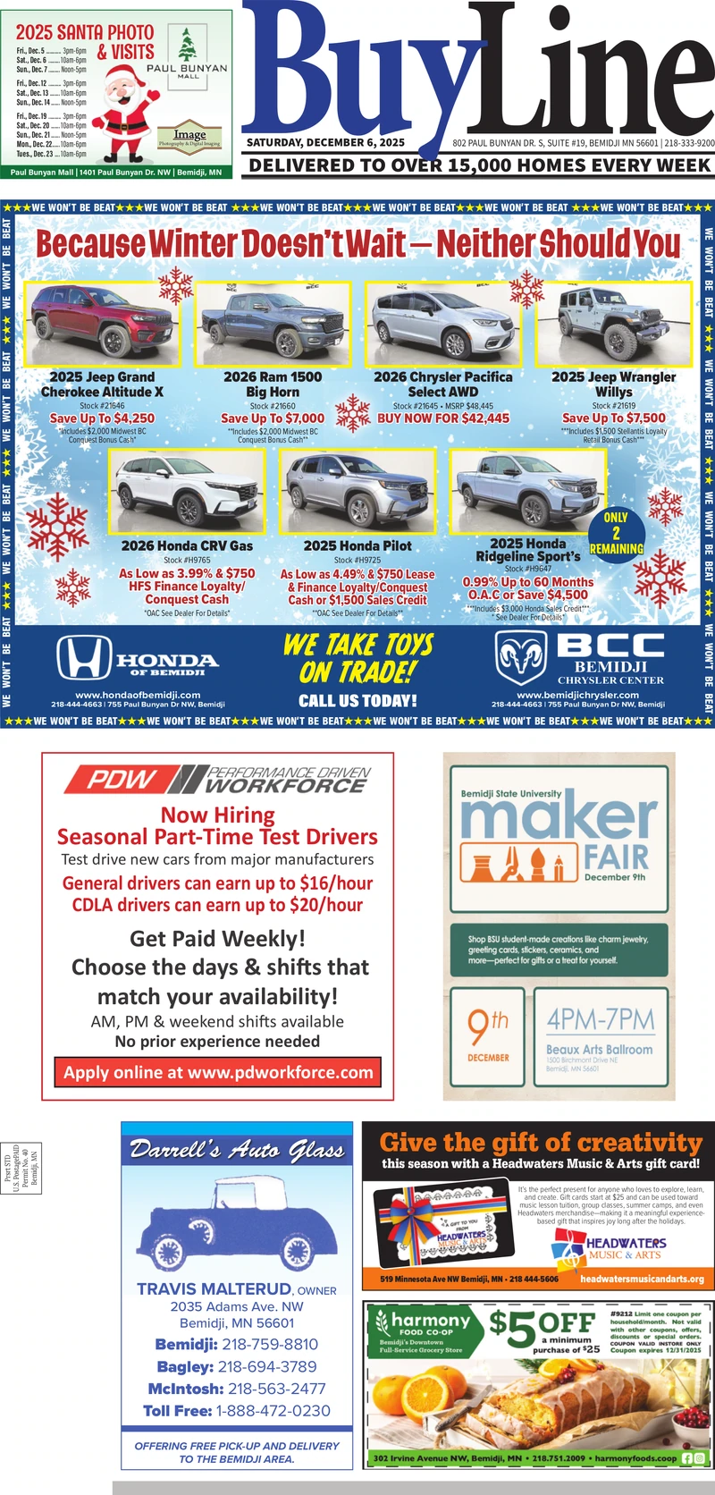 Bemidji Buyline - December 6, 2025