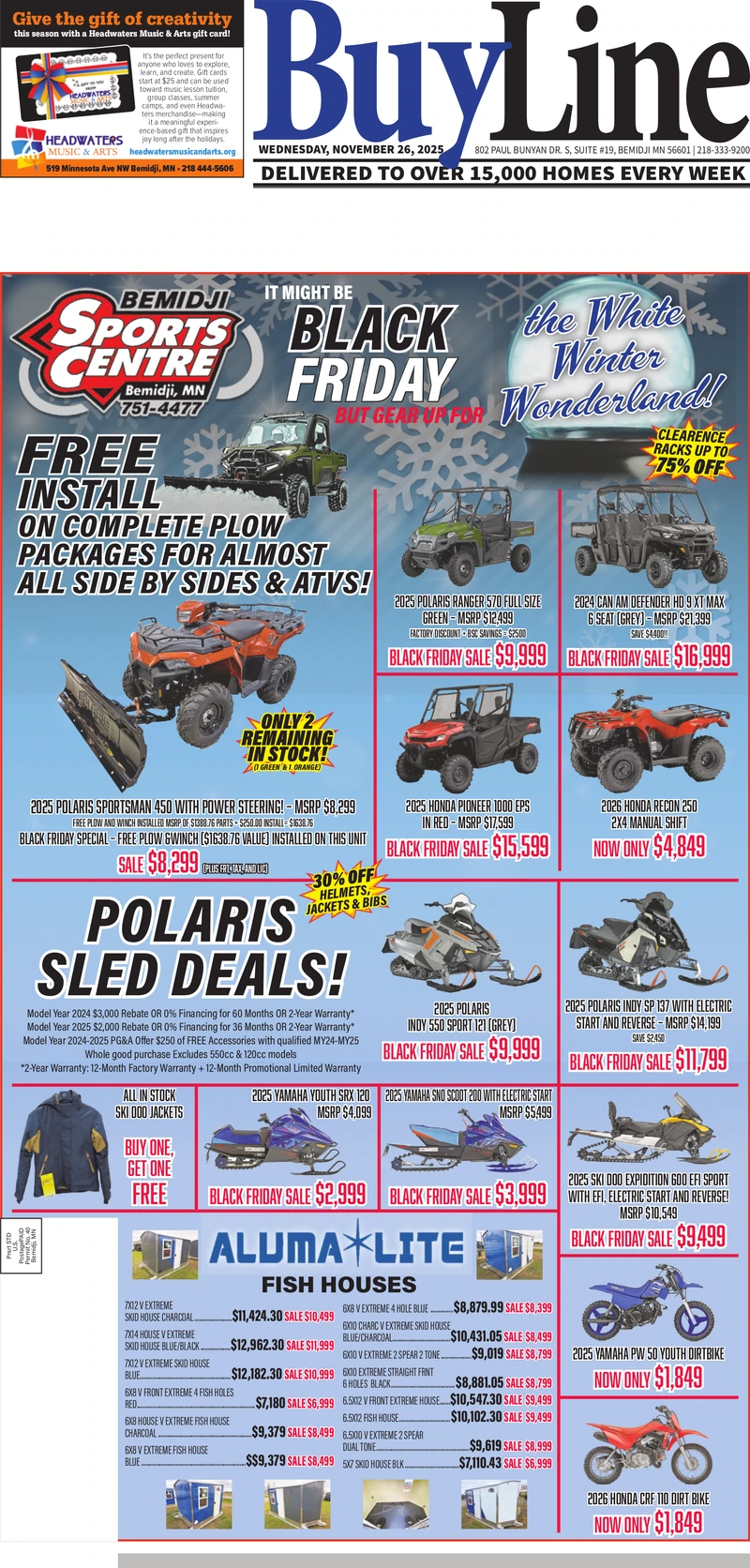 Thanksgiving Buyline Shopping - November 26, 2025