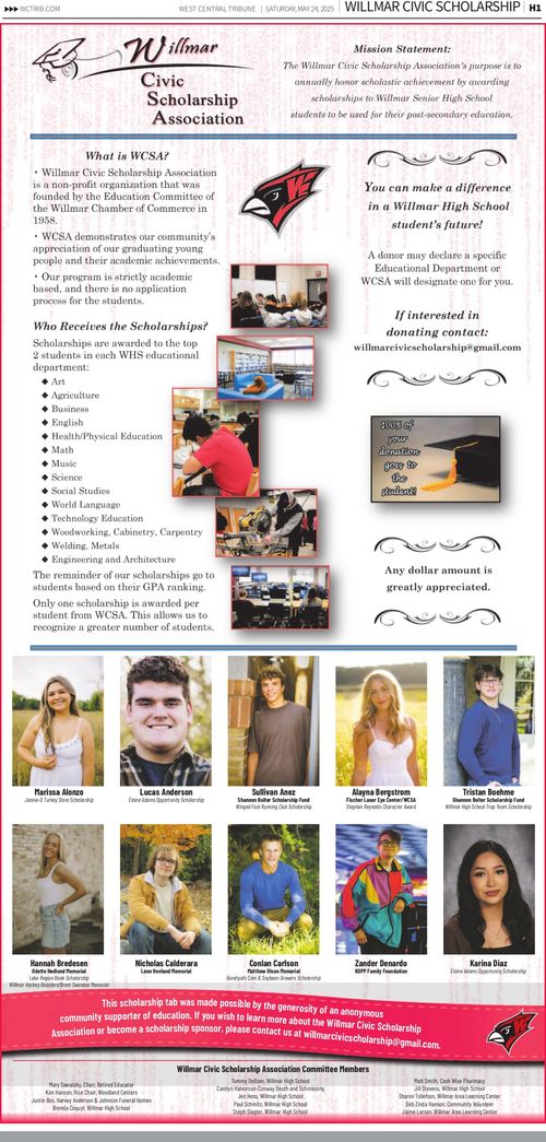 Willmar Civic Scholarship - 2025