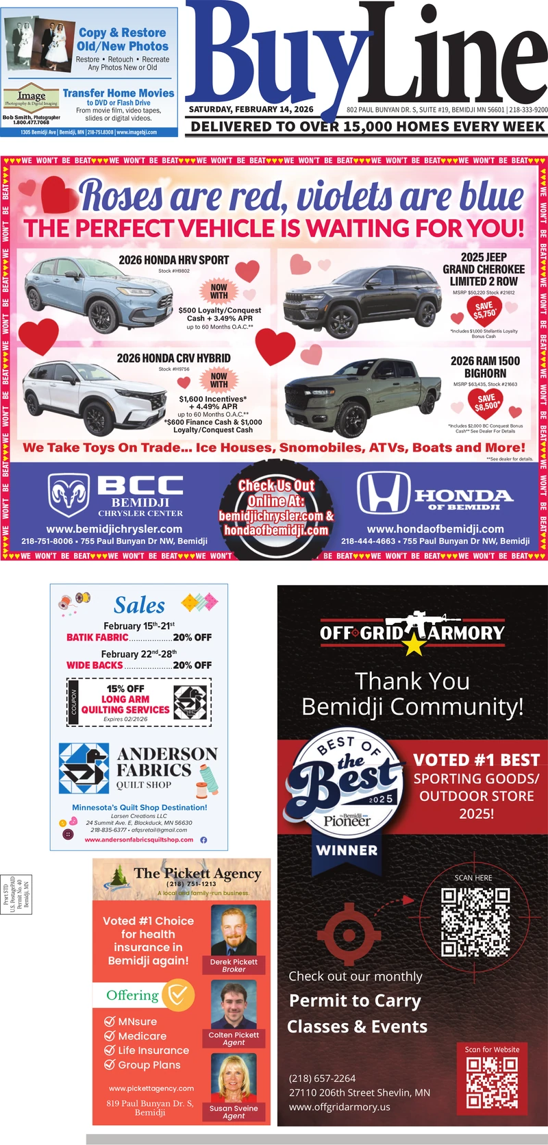 Bemidji Buyline - February 14, 2026